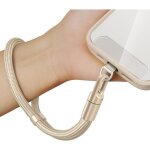 Dragonne r�glable pour t�l�phone portable - febest - sangle de poignet en paracorde - blanc - xl - 15x9x1 ...