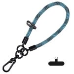 Dragonne pour t�l�phone portable - booling - nylon - l�ger - installation facile - bleu