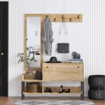 Dragor - meuble dentre avec porte - manteau et rangement  chaussures