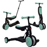 Draisienne 5 en 1 �volutive barre de direction convertible 3 et 2 roues p�dales amovibles enfants 12 ...