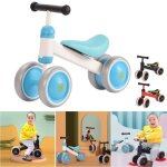 Draisienne pour enfants errolves bleu - tricycle 50x18x38cm - vlo  4 roues sans pdale - 10 mois - ...