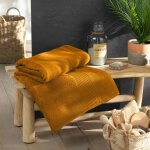 Drap de bain 90 x 150 cm ? coton �ponge uni tendresse curry ? 500 g / m�