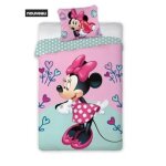Parure de couette - disney - minnie - 140x200 cm - 70x90 cm - 100% coton - rose