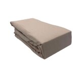 Drap housse - obio - 140x200 cm - 100% coton bio - bonnet 30 cm - coloris nude