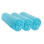 Draps housse 100% coton pour lit bébé / berceau / nacelle 40x80 / 40x90 cm - easy dort - turquoise Draps housse 100% coton pour lit bébé / berceau / nacelle 40x80 / 40x90 cm - easy dort - turquoise