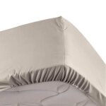 Drap housse 160x200 cm - percale 100% coton - bonnet 30 cm - jaune Drap housse 160x200 cm - percale 100% coton - bonnet 30 cm - jaune