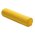 Drap housse 200x200 cm 100% lin lavé jaune - linge de lit drap housse premium Drap housse 200x200 cm 100% lin lavé jaune - linge de lit drap housse premium