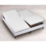 Alpes blanc - drap housse blanc 2x90x200 cm ? spécial lit électrique ? 100% coton 57 fils ? grand bonnet ... Alpes blanc - drap housse blanc 2x90x200 cm ? spécial lit électrique ? 100% coton 57 fils ? grand bonnet ...