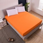 Drap housse couleur unie - insfity - 80 x 200 cm - polyester - lavable en machine  40 c
