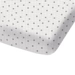 Drap - housse imprim 100% coton - marvel - spiderman hero - gris - naturelle - chambre