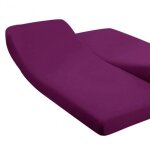Drap housse - 140 x 200 cm - pour lit articul� france - prune