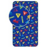 Drap housse - pat patrouille - 90x200 cm - 100% coton - bleu