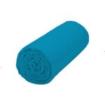 Drap housse turquoise 200 x 200 cm / 100% coton / 57 fils / cm� king size