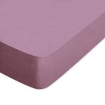 Drap housse uni 80x200 cm coton alto raisin Drap housse uni 80x200 cm coton alto raisin