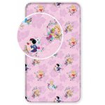 Drap de lit simple en coton disney princess - disney - rose - naturelle - chambre - 90 x 200 cm - lavable ...