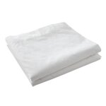 Drap plat 100% percale de coton lav 80 fils 240x300 cm camel