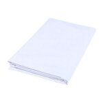 Drap plat - serena - 240x300 cm - 100% coton - blanc - lavable � 40�c