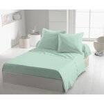 Drap plat - home linge passion - hp72095 - microfibre 82 g - 240 x 300 cm - vert deau