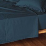 Drap plat lina 180x290cm bleu