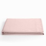 Drap plat prmium pour lit 1 place & 2 places - prmium rose drage - 180 x 290 cm pour lit 1 place