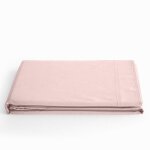 Drap plat pr�mium pour lit 1 place & 2 places - pr�mium rose drag�e - 240 x 300 cm pour lit 2 places