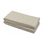 Drap plat uni 2 personnes 100% coton - home linge passion - beige crème - 240x300 cm Drap plat uni 2 personnes 100% coton - home linge passion - beige crème - 240x300 cm