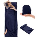 Drap de sac de couchage - yd - microfibres - ultraléger - compartiment pour oreiller - 220x90 cm Drap de sac de couchage - yd - microfibres - ultraléger - compartiment pour oreiller - 220x90 cm