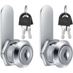 Dre - lot de 2 serrures pour bo�te aux lettres m�talliques 16 mm avec cl�s et installation facile pour ...