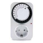 Dre - 4000w programmateur journalier m�canique avec voyant blanc 120x85x72mm 16a