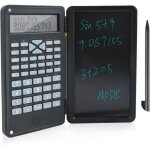 Dre - calculatrice scientifique avec �cran lcd � deux rang�es tablette d�criture 240 fonctions taille ...