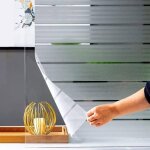 Dre - film fen�tre anti regard rayures 45x200 cm film electrostatiques occultant pour vitres