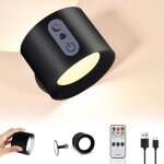 Dre - murale int�rieur avec t�l�commande touch lampe murale led sans fil rechargeable batterie 2000mah ...