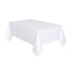 Dre - nappe de couleur unie en plastique jetable pe nappe ronde rectangulaire anti - taches dhuile f�te ...