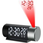 Dre - reveil projecteur plafond horloge digitale projecteur 180�r�veil projection avec temp�rature snooze ...