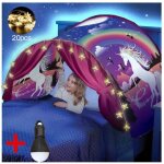 Dream tents - kids pop up tente de lit tentes de rve cadeau de nol pour enfants + 20 led toiles chane ...