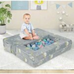 Dreamade canapé enfant 2 places convertible et pliable avec poufs poches latérales housse amovible lavable ... Dreamade canapé enfant 2 places convertible et pliable avec poufs poches latérales housse amovible lavable ...