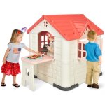 Dreamade cabane de jardin pour enfant avec bâche de pluie assiette et 7 petits jouets maison de jeu 164x124x13 ... Dreamade cabane de jardin pour enfant avec bâche de pluie assiette et 7 petits jouets maison de jeu 164x124x13 ...