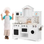 Dreamade ensemble jeu de cuisine enfant avec cuisini�re machine � laver �vier micro - ondes et four cadeau ...