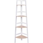 Dreamade etagère d?angle meuble d?angle à 4 niveaux en bois pour salon chambre salle de bain bureau balcon ... Dreamade etagère d?angle meuble d?angle à 4 niveaux en bois pour salon chambre salle de bain bureau balcon ...