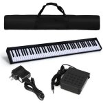 Dreamade piano numérique Électrique 88 touches clavier electronique rechargeable portable avec sac pour ... Dreamade piano numérique Électrique 88 touches clavier electronique rechargeable portable avec sac pour ...