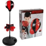 Dreamade punching ball sur pied avec gants et pompe rglable en hauteur 81 - 122cm entranement de boxe ...