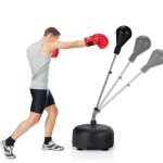 Dreamade sac de frappe boxe sur pied punching - ball sur pied avec hauteur rglable&gants balle de boxe ...