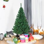 Dreamade sapin de noël artificiel 150cm pieds en fer et feuilles en pvc 350 branches décoration pour ... Dreamade sapin de noël artificiel 150cm pieds en fer et feuilles en pvc 350 branches décoration pour ...