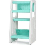 Dreamade marche pied enfant en hdpe avec 3 hauteur rglables barres de scurit amovibles charge 65kg ...