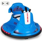 Dreamade voiture electrique auto - tamponneuse enfant 6v avec tlcommande 24g musique lumires led ceinture ...