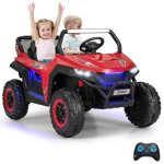 Voiture électrique enfant 2 places - dreamade - buggy quad 12v - effets lumineux sonores - rouge Voiture électrique enfant 2 places - dreamade - buggy quad 12v - effets lumineux sonores - rouge