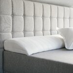 Dreamway - coussin cale dos pupitre latex - 80 cm - traversin latex - confort ferme - housse 100% coton ...