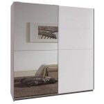 Dressing portes coulissantes clapton 135 cm blanc / miroir