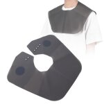 Drfeify cape de coiffure cape de teinture de coupe de cheveux en silicone professionnel chle de coiffure ...