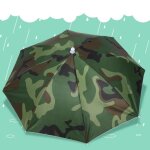 Drfeify chapeaux parapluie de chapeau pliant sup�rieur coupe - vent de protection solaire de 65 cm (camouflage ...